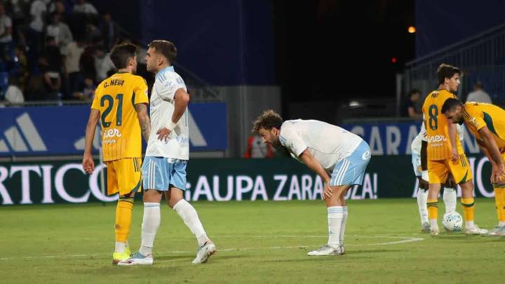 El Real Zaragoza, en descenso y a uno de la permanencia
