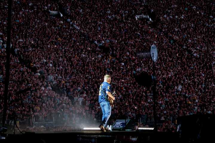 Zach Bryan, John Mayer perform for U.S. record concert crowd at Michigan Stadium