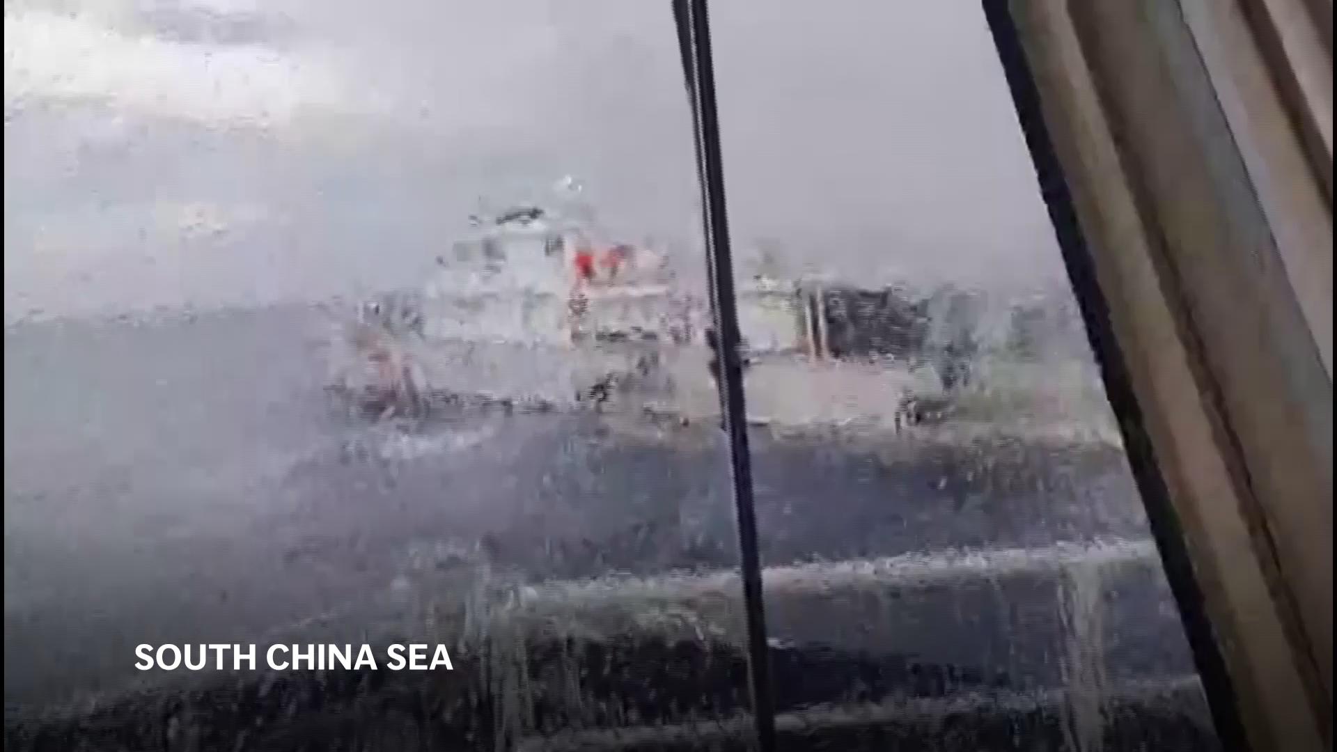 Tensions flare as Chinese and Philippine ships collide near disputed shoal in South China Sea