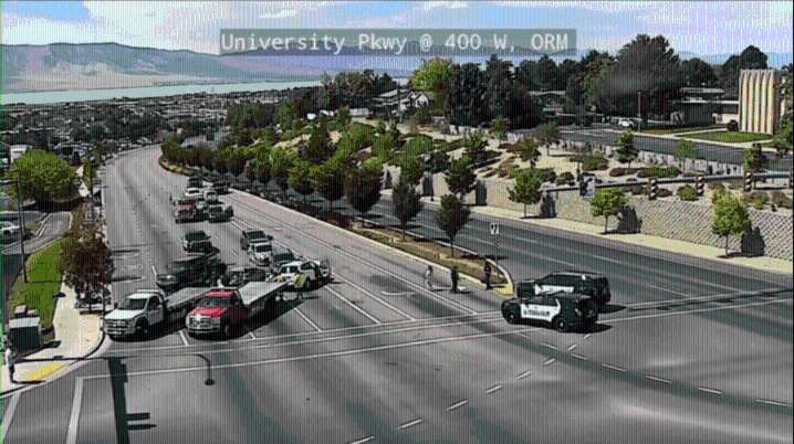 TRAFFIC UPDATE: All lanes now open after crash near University Parkway in Orem