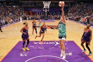 Leonie Fiebich shakes off rough start to hit Liberty's 'biggest' shot in OT win