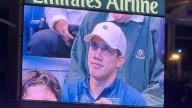 Juan Guaidó se deja ver en pantalla grande disfrutando del US Open de tenis en Nueva York