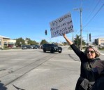 Hundreds turn out for protest against ICE in Wheaton