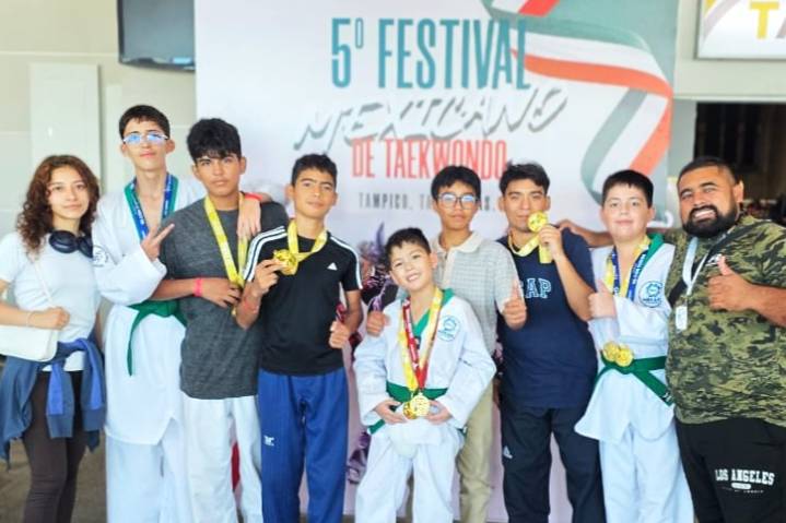 Rinocerontes Blancos de Chetumal brillan en el torneo nacional de taekwondo