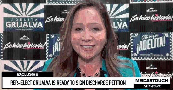 Mike Johnson Delays Swearing In Adelita Grijalva to Block Final Signature On Epstein Petition