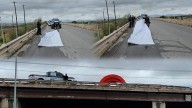 Movilización por supuesta narcomanta; eran lonas de colectivos