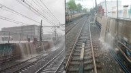 Suspenden servicio en tramo de la Línea A ante inundaciones por las fuertes lluvias en la CDMX