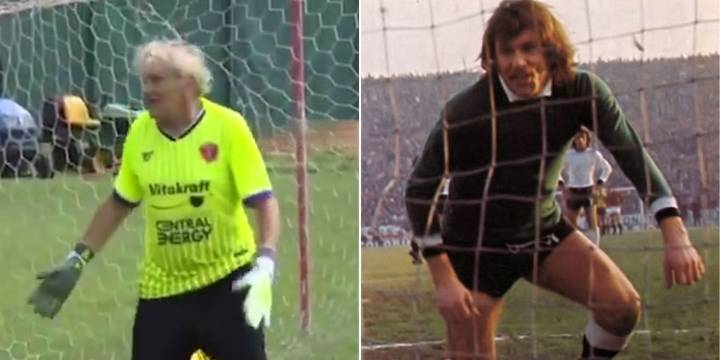 Se retiró en 1983, vuelve a atajar a los 83 años y sorprende con su destreza: “Maradona fue el único que me eclipsó”