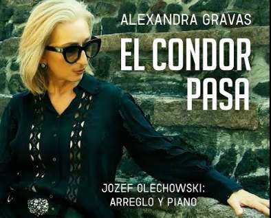 La mezzosoprano griega Alexandra Gravas presenta “El cóndor pasa” en griego y español