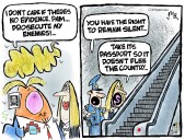 Cartoon: Weaponized justice escalated