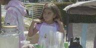 ‘I’m trying to do as much as I can’: Child cancer survivor runs lemonade stand to give back