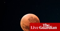 Australia news live: early risers wonder at blood moon; Erin Patterson awaits sentencing for mushroom murders