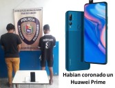 Tumbaron un celular y cuando se creían lisos, se les apareció el bicho en forma de PNB