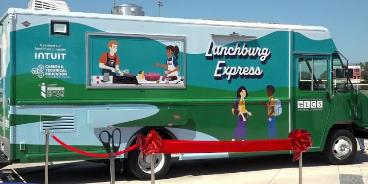 Lynchburg unveils first student