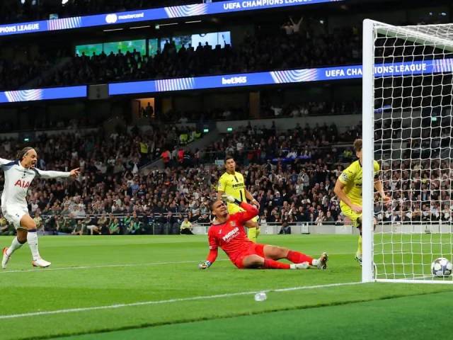 Spurs accept Villarreal gift to make winning start in Champions League