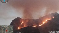 Alcaucín sufre el segundo incendio en menos de una semana en la misma zona