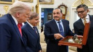 Pakistan's Asim Munir, Shehbaz Sharif, present rare earth minerals to Donald Trump at White House meeting
