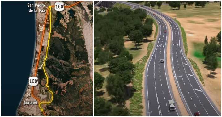 Empresa Sacyr presenta propuesta para construir Ruta Pie de Monte que conectará San Pedro con Coronel