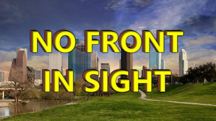 Houston braces for Wednesday late afternoon thunderstorms, no cold front in sight as mid