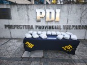 Detectan traslado de 16 kilos de marihuana que se venderían en fondas de Valparaíso y Viña