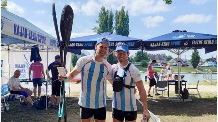 Los entrerrianos Sebastián Alegro y Alan Nielsen fueron subcampeones del mundo en Hungría