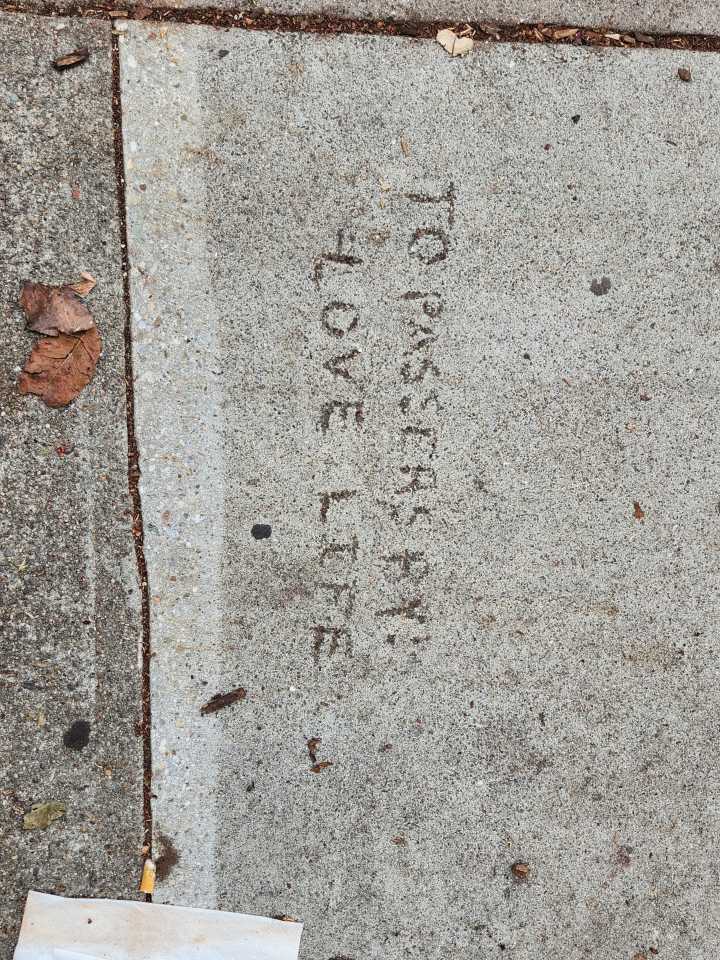 To passersby