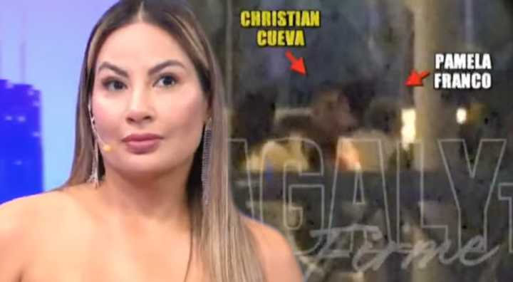Pamela López y su INESPERADA reacción EN VIVO a los BESOS de Christian Cueva y Pamela Franco en cita