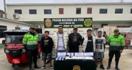 Pisco: caen “Los Gatilleros del Molino” con pistola, 32 municiones y ketes de droga