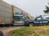 Dan de alta a 38 lesionados en el choque del tren y un autobús