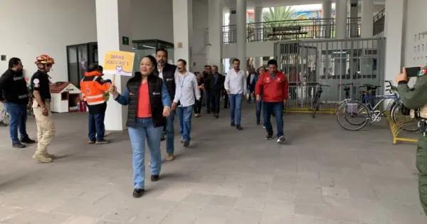 Realizan simulacro de sismo en la UAM