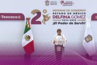 Estamos ejerciendo con honestidad, austeridad y eficacia: Delfina Gómez Álvarez