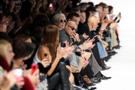 Meryl Streep at Dolce & Gabbana as scenes shot for "Devil Wears Prada" sequel