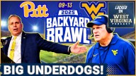 West Virginia is a BIG HOME UNDERDOG in Las Vegas vs Pitt!