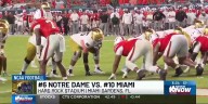HIHGLIGHTS: No. 6 Notre Dame falls at No. 10 Miami 27