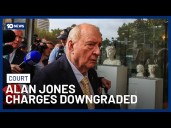 Several Charges Against Former Broadcaster Alan Jones Dropped, Others Downgraded