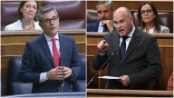 Bolaños se enfrenta a un Tellado enrocado en el bochorno: "El que sabe de fosas es Otegi, el que le hizo ministro"