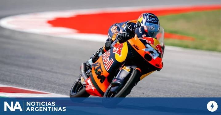 Moto 3: Valentín Perrone no pudo redondear una buena clasificación y largará 15° en el GP de Cataluña