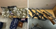 13 guns, 38 pounds of drugs seized after police respond to domestic dispute: CPD