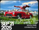 Concours Devou, a most elegant vintage car show, is coming to Devou Park  and the view is spectacular