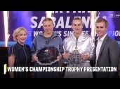 2025 US Open Women's Championship Trophy Presentation 🏆