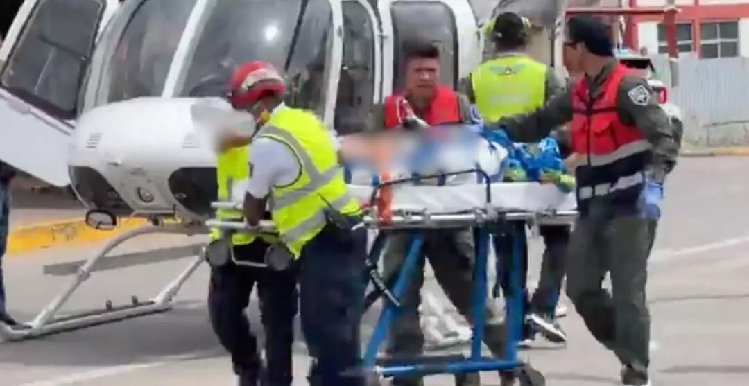 Herido grave trasladado en helicóptero tras ataque armado en Amoltepec, Oaxaca