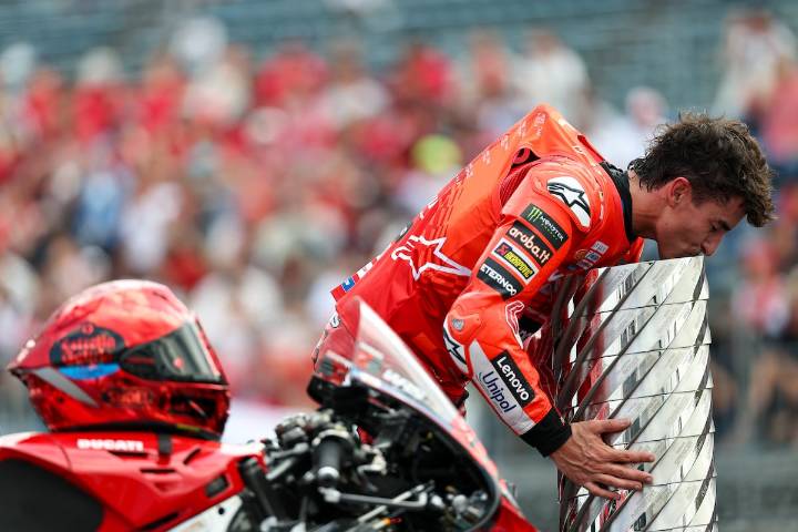 La victoria de Marc Márquez en el Mundial de MotoGP, en imágenes