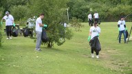 'VolunDeer Day': Bucks staff members help clean up Menomonee Valley Community Park