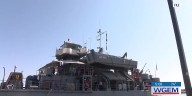 LST ship travels through Tri-states on the Mississippi