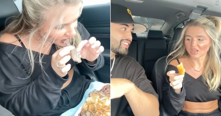 Novia estadounidense prueba comida cubana y reacciona en TikTok