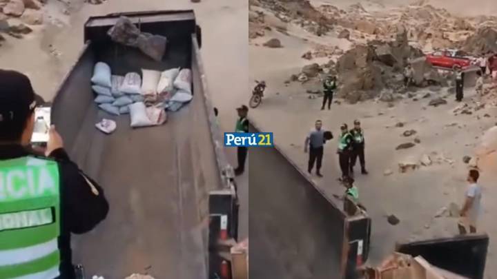 Arequipa: Asaltan camión minero y roban 181 sacos de carbón activo valorizados en US$2 millones