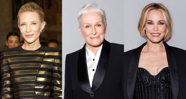 Cate Blanchett, Glenn Close, & More Step Out for Giorgio Armani Fashion Show in Milan | Cate Blanchett, Eiza Gonzalez, Glenn Close, James Norton, LaTanya Richardson, Leslie Bibb, Richard Gere, Rocco R