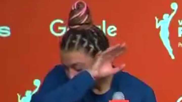 Minnesota Lynx star breaks down in tears at crushing WNBA playoff loss after coach suspension and team's injury setback