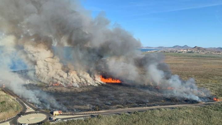 ANSE descarta que se pueda se construir en el entorno del Mar Menor afectado por los incendios