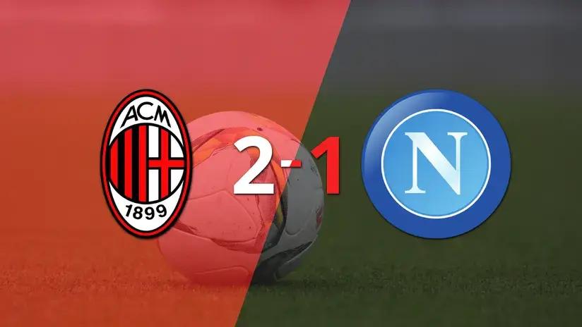 Serie A: Napoli no pudo con Milan y perdió 2 a 1